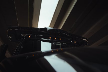 Photo TORC sensor bar covers autonomous technology for self-driving trucks Reaper Custom Fabrication Matt Greene welding King Tobaccoville Winston-Salem NC