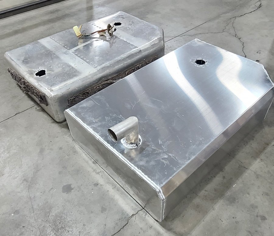 Photo Fuel Tanks Reaper Custom Fabrication Matt Greene welding King Tobaccoville Winston-Salem NC