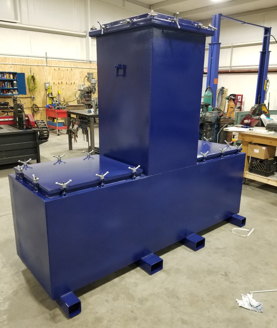 Photo Nuclear R&D Pump Container Reaper Custom Fabrication Matt Greene welding King Tobaccoville Winston-Salem NC