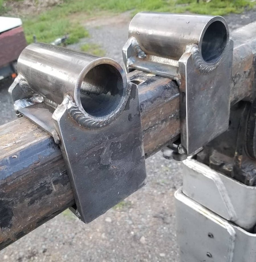 Photo You Break We Fix Axle Lift Blocks Reaper Custom Fabrication Matt Greene welding King Tobaccoville Winston-Salem NC